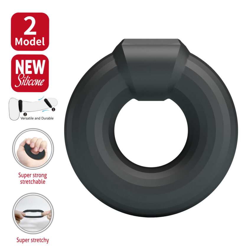 Pretty Love Kayke Silicone Cock Ring | Erotic Adult Boutique
